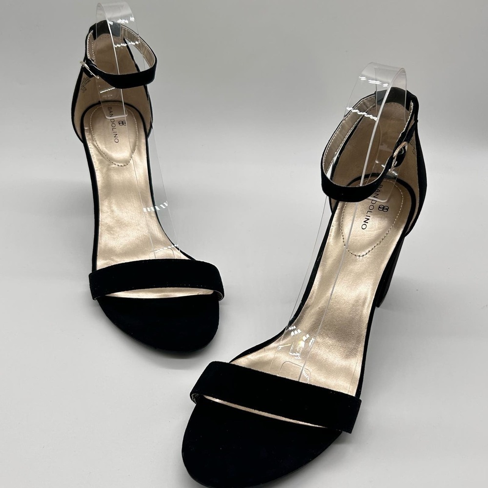 Bandolino Sandals Womens 11M Black Armory Block Heel Dress Sandals‎ NEW